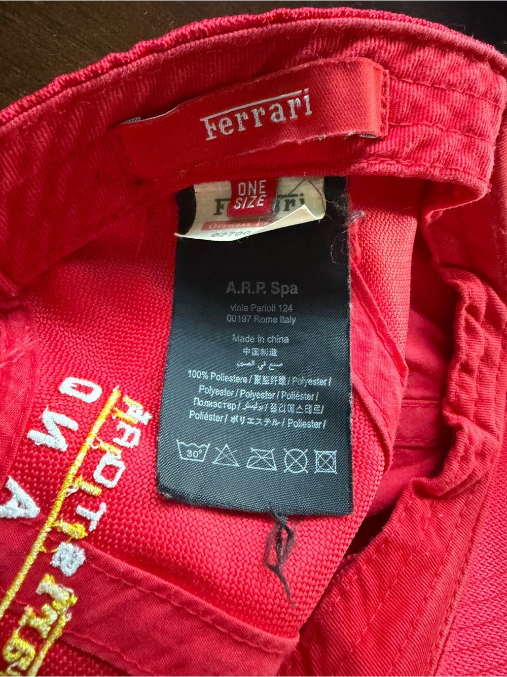Ferrari Hat - Picture 3 of 3